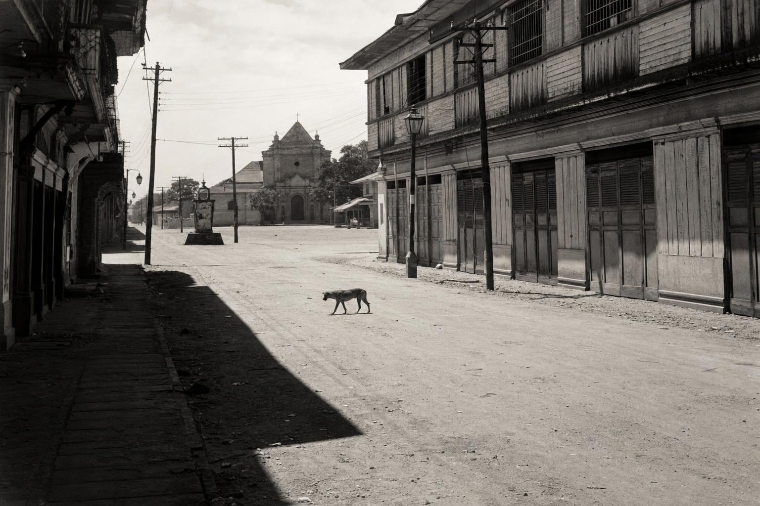 The deserted town