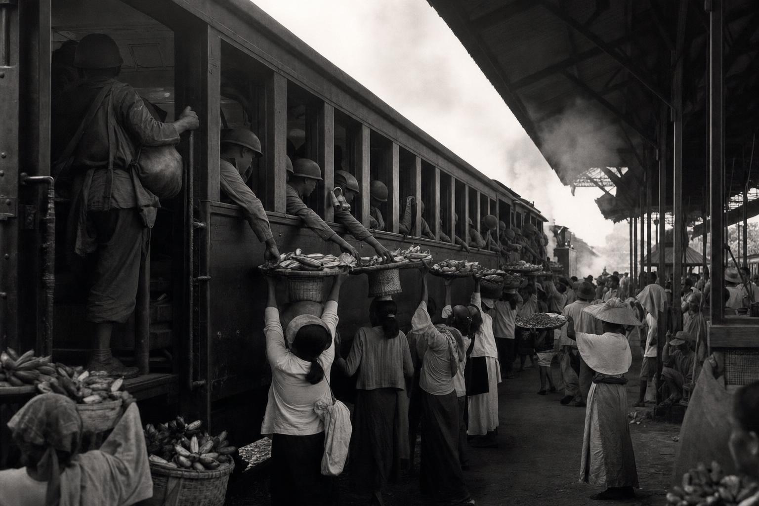 The wartime train to Manila